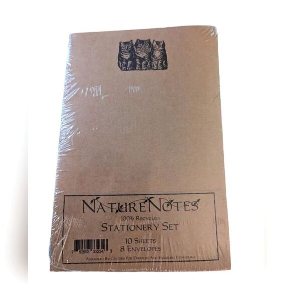 ‎Nature Notes kitty cat stationary set nwt - Picture 1 of 5